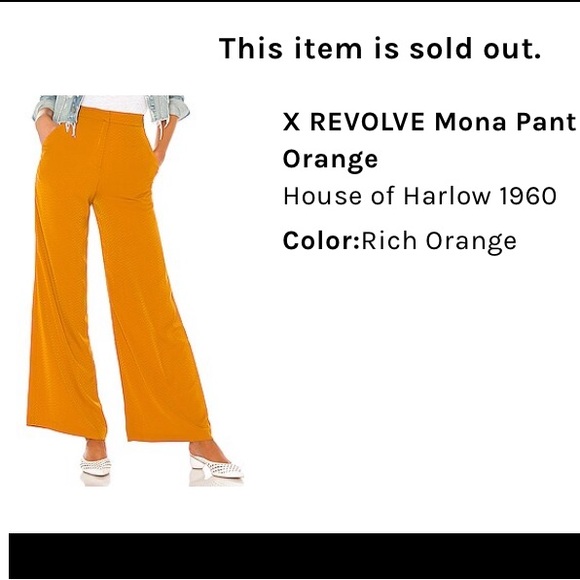 SOLD REVOLVE X House of Harlow 1960s Mona pants - Picture 2 of 4